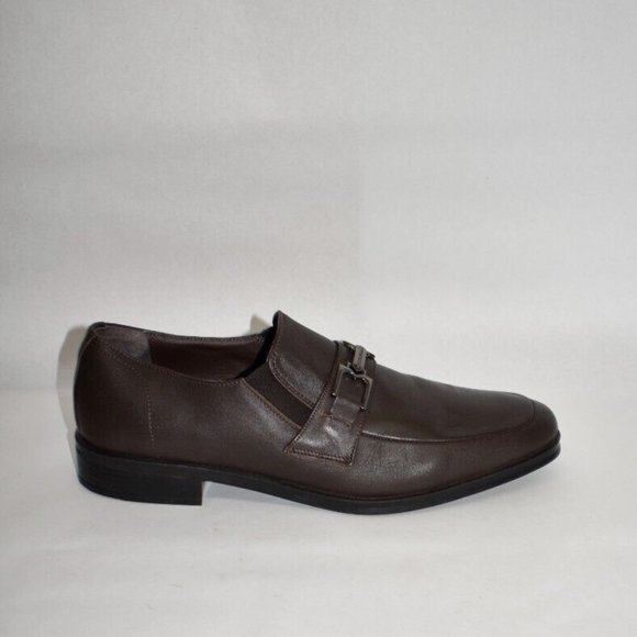 BRUNO MAGLI Paul Leather Bit Loafers Brown Size 9 M DD360